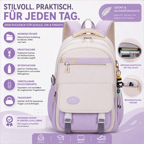 Schulrucksack mädchen - schulrucksack,