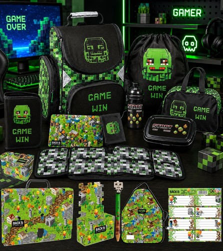 Minecraft schulranzen set - minecraft,