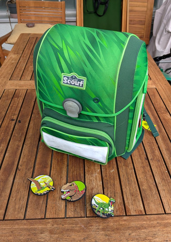 Scout schulranzen grün mit - schulranzen,