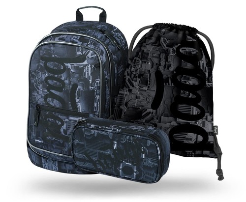 Baagl schulrucksack set jungen - baagl,